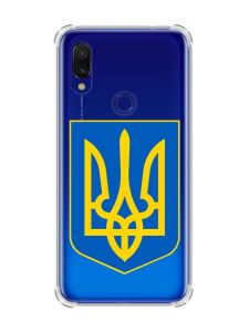 Чохол з потовщеними кутами на Xiaomi Redmi 7 :: Тризуб Україна /принт 256/
