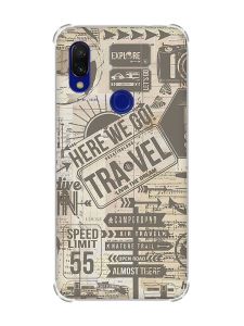 Чохол з потовщеними кутами на Xiaomi Redmi 7 :: Мандри /принт 324/