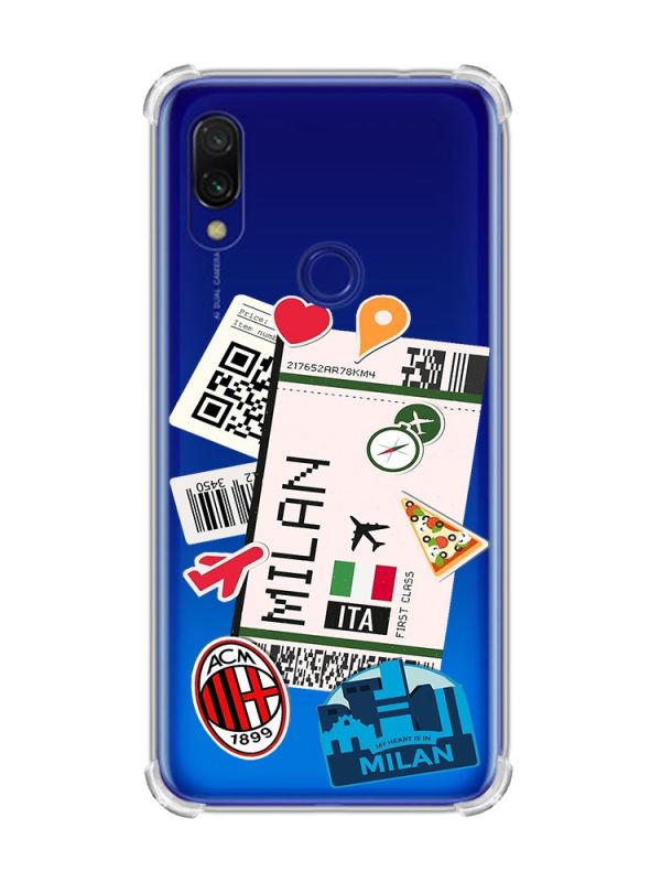 Чохол з потовщеними кутами на Xiaomi Redmi 7 :: Подорожі. Італія /принт 325/