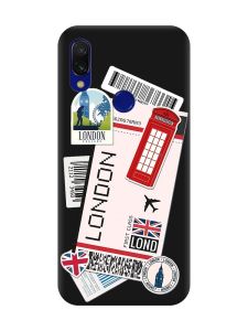 Матовий чохол з чорними боками на Xiaomi Redmi 7 :: Подорожі. Лондон /принт 326/