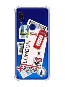 Чохол з потовщеними кутами на Xiaomi Redmi 7 :: Подорожі. Лондон /принт 326/