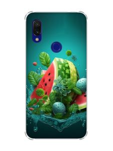 Чохол з потовщеними кутами на Xiaomi Redmi 7 :: Кавунова фантазія /принт 337/