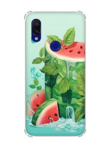 Чохол з потовщеними кутами на Xiaomi Redmi 7 :: Кавуновий айсберг /принт 339/