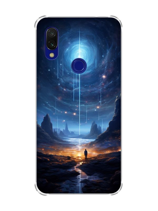 Чохол з потовщеними кутами на Xiaomi Redmi 7 :: Космос /принт 244/