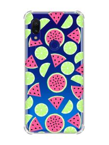 Чохол з потовщеними кутами на Xiaomi Redmi 7 :: Кавуни и лайм /принт 345/