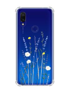 Чохол з потовщеними кутами на Xiaomi Redmi 7 :: Польові квіти /принт 270/