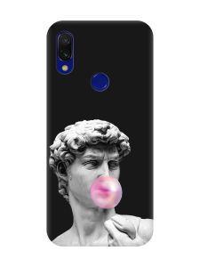 Матовий чорний чохол на Xiaomi Redmi 7 :: Скульптура /принт 352/