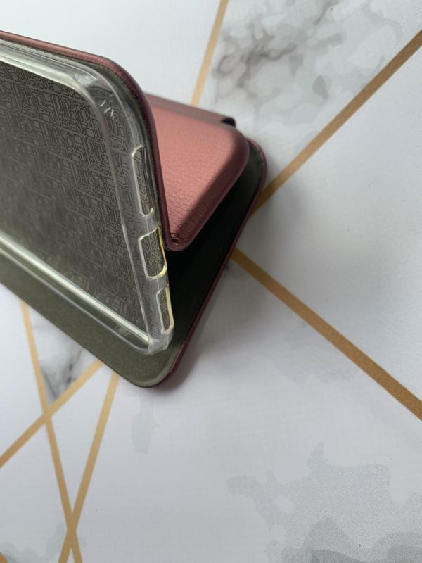 Чохол-книжка з малюнком на Xiaomi Redmi 7 :: Бордовий :: Дім Україна /принт 353/