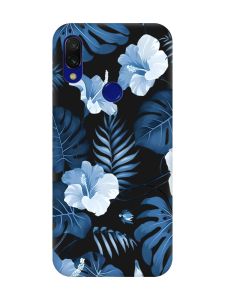 Матовий чорний чохол на Xiaomi Redmi 7 :: Тропіки /принт 373/