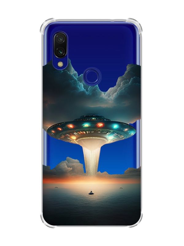 Чохол з потовщеними кутами на Xiaomi Redmi 7 :: Тарілка UFO /принт 241/