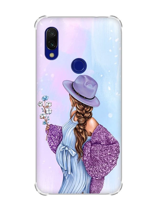 Чохол з потовщеними кутами на Xiaomi Redmi 7 :: В очікуванні хлопчика /принт 222/
