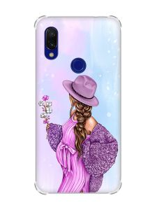 Чохол з потовщеними кутами на Xiaomi Redmi 7 :: В очікуванні дівчинки /принт 223/