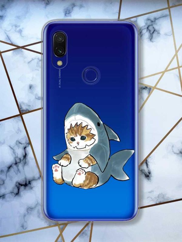 Прозорий чохол на Xiaomi Redmi 7 :: Кошеня /принт 120/