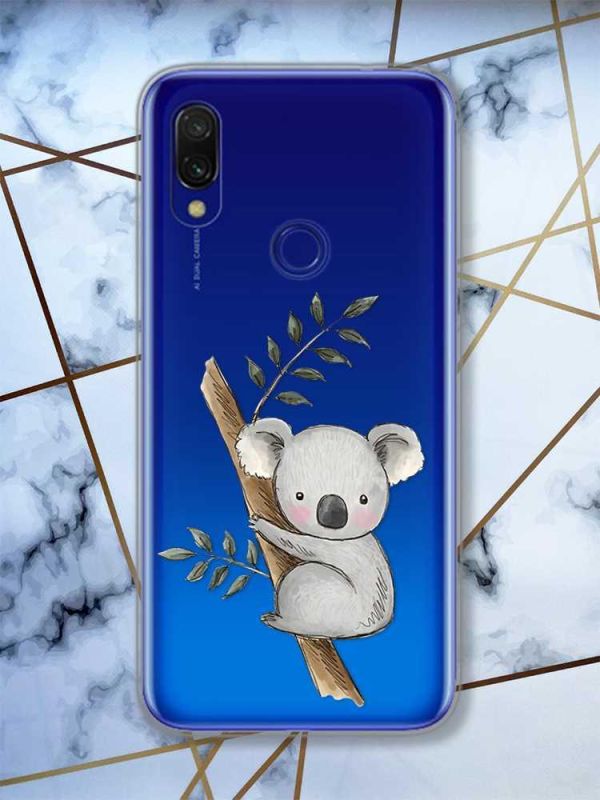 Прозорий чохол на Xiaomi Redmi 7 :: Коала /принт 132/