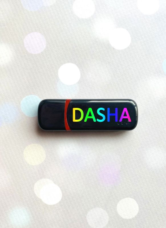 Іменна флешка з логотипом на 64GB (дизайн 35)