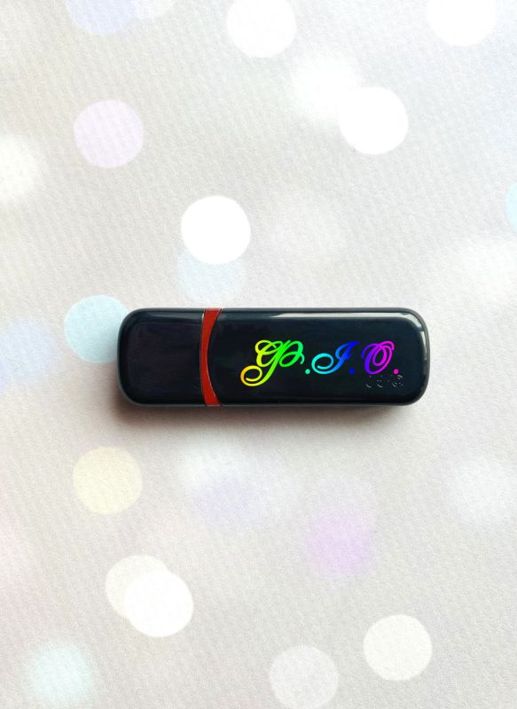 Іменна флешка з логотипом на 64GB (дизайн 37)