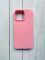 Матовий силіконовий чохол на iPhone 15 Pro Max Розовый