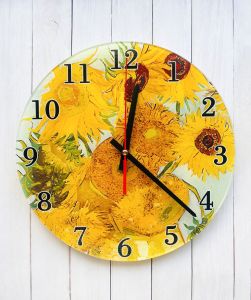 Годинник настінний :: Соняхи (принт 81)