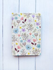 Шкіряна обкладинка на паспорт книжку :: Біла (принт 267)