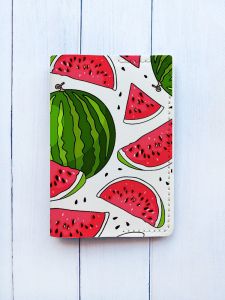 Шкіряна обкладинка на паспорт книжку :: Біла (принт 341)