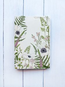 Шкіряна обкладинка на паспорт книжку :: Біла (принт 363)