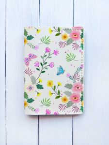 Шкіряна обкладинка на паспорт книжку :: Біла (принт 369)