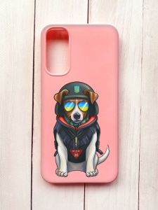 Матовий чохол на Samsung A34 5G Рожевий :: Пес Патрон (принт 4)