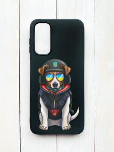 Матовий чохол на Samsung Galaxy A14 5G Чорний :: Пес Патрон (принт 4)