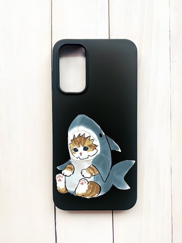 Матовий чохол на Samsung Galaxy A15 (A155) Чорний :: Кошеня (принт 120)
