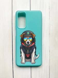 Матовий чохол на Samsung Galaxy M54 Бірюзовий :: Пес Патрон (принт 4)