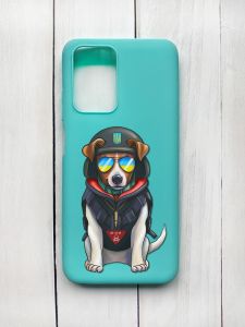 Матовий чохол на Xiaomi Redmi 10 Бірюзовий :: Пес Патрон (принт 4)