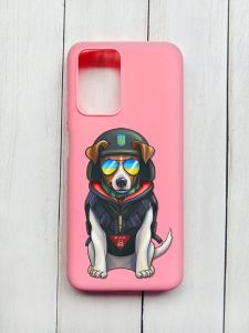 Матовий чохол на Xiaomi Redmi 10 Рожевий :: Пес Патрон (принт 4)