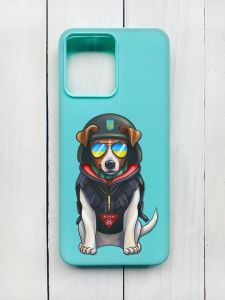 Матовий чохол на Xiaomi Redmi 12 Бірюзовий :: Пес Патрон (принт 4)