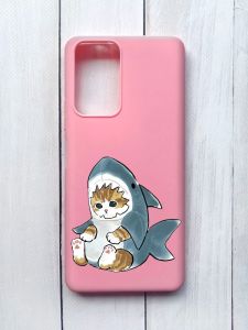 Матовий чохол на Xiaomi Redmi Note 10 Pro/10 Pro Max Рожевий :: Кошеня (принт 120)