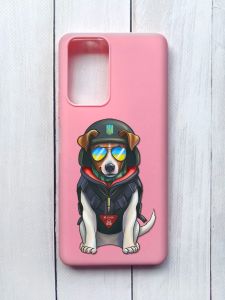 Матовий чохол на Xiaomi Redmi Note 10 Pro/10 Pro Max Рожевий :: Пес Патрон (принт 4)