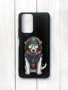 Матовий чохол на Xiaomi Redmi Note 10 Pro/10 Pro Max Чорний :: Пес Патрон (принт 4)