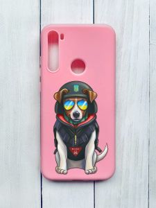 Матовий чохол на Xiaomi Redmi Note 8T Рожевий :: Пес Патрон (принт 4)