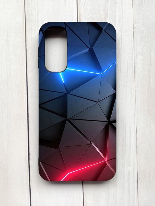 Матовий чохол на Samsung Galaxy A24 Чорний :: Рельєфний фон (принт 36)