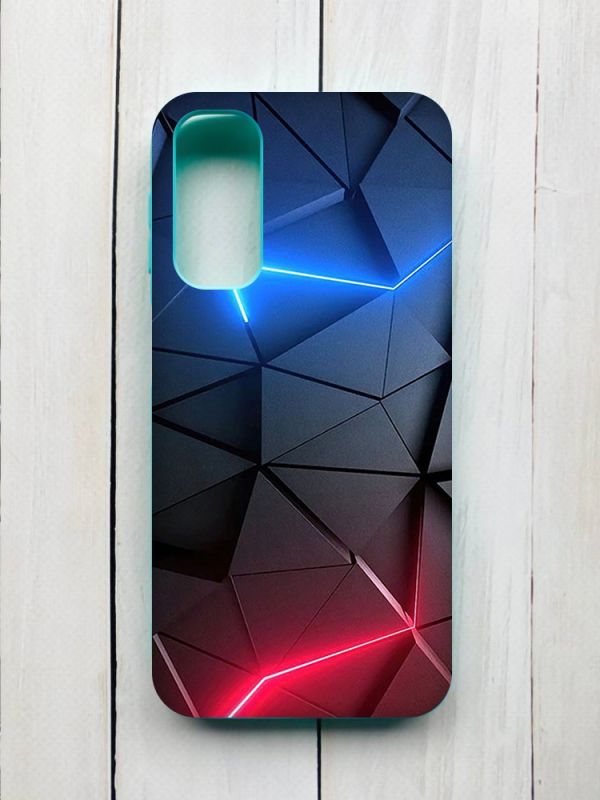 Матовий чохол на Samsung Galaxy A24 Бірюзовий :: Рельєфний фон (принт 36)