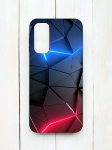 Матовий чохол на Samsung Galaxy A14 5G Чорний :: Рельєфний фон (принт 36)