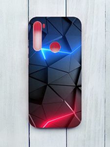 Матовий чохол на Xiaomi Redmi Note 8T Рожевий :: Рельєфний фон (принт 36)