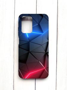 Матовий чохол на Xiaomi Redmi 10 Чорний :: Рельєфний фон (принт 36)