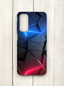 Матовий чохол на Samsung Galaxy M54 Чорний :: Рельєфний фон (принт 36)