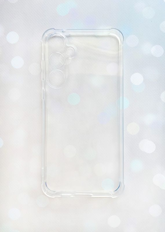 Прозорий силіконовий чохол з потовщеними кутами Samsung Galaxy A55 (A556)