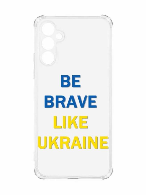 Чохол з потовщеними кутами на Samsung Galaxy A55 (A556) :: Сміливість (принт 5)