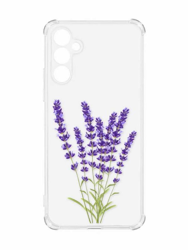 Чохол з потовщеними кутами на Samsung Galaxy A55 (A556) :: Лаванда (принт 28)