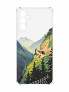 Чохол з потовщеними кутами на Samsung Galaxy A55 (A556) :: Пейзаж. Гори (принт 87)