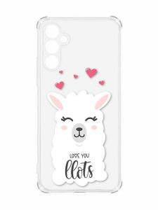 Чохол з потовщеними кутами на Samsung Galaxy A55 (A556) :: Лама (принт 94)