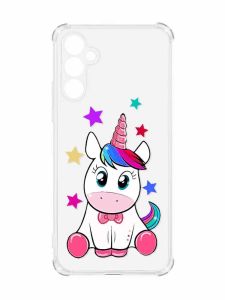 Чохол з потовщеними кутами на Samsung Galaxy A55 (A556) :: Єдиноріг (принт 102)