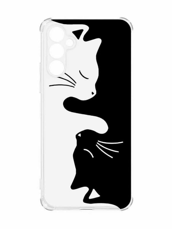 Чохол з потовщеними кутами на Samsung Galaxy A55 (A556) :: Котики (принт 118)